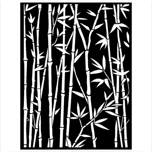 stencil vagabond in japan bambu 15 x 20 cm de stamperia | marakiscrap