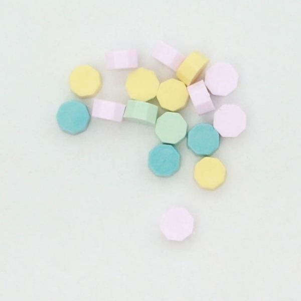 pastillas de cera lacre surtido colores pastel | marakiscrap