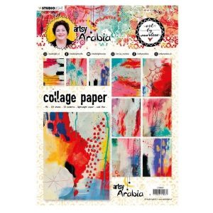 stack de papeles collage artsy arabia 7 | marakiscrap