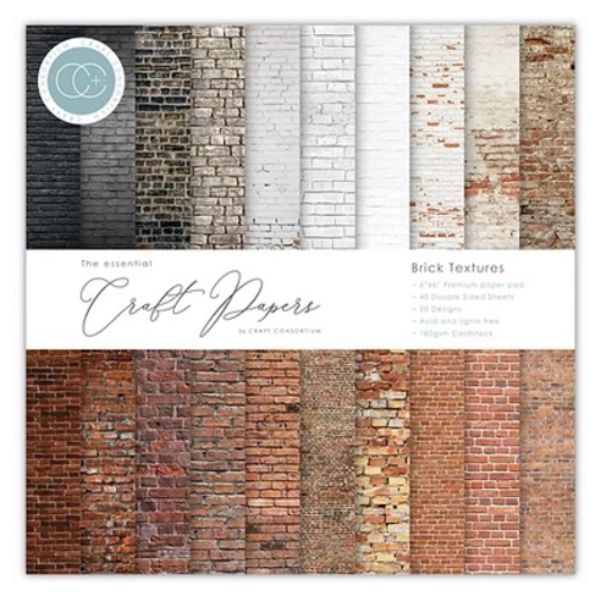 coleccion de papeles brick textures | marakiscrap