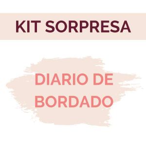 Kit de materiales para taller online de bordado y scrap