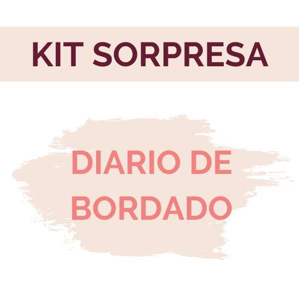 Kit de materiales para taller online de bordado y scrap